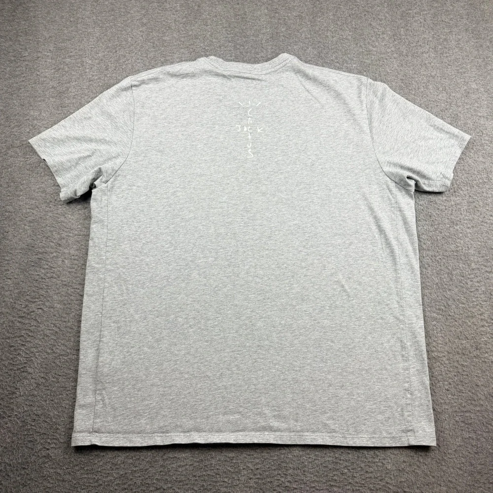 Nike Travis Scott Cactus Jack Tee Men's XL‎ Gray Short Sleeve T-Shirt